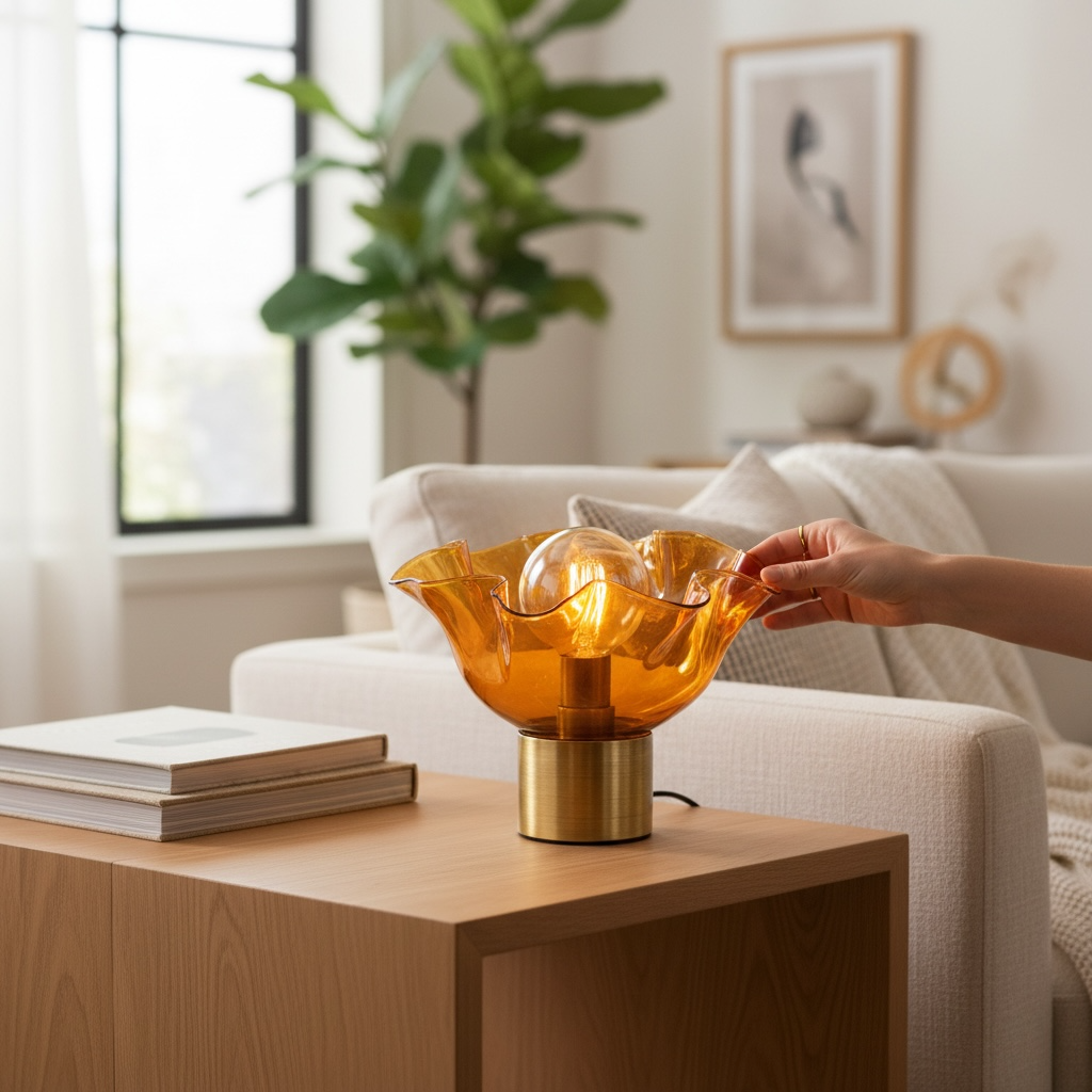 Amber Solaris Lamp