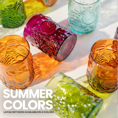 Layali mix and match cups(6 different colors cups)