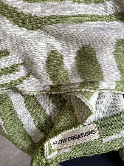 Ruhe Throw Light Green(reversible design)