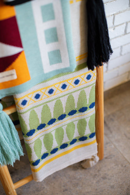Lotus Throw Blanket