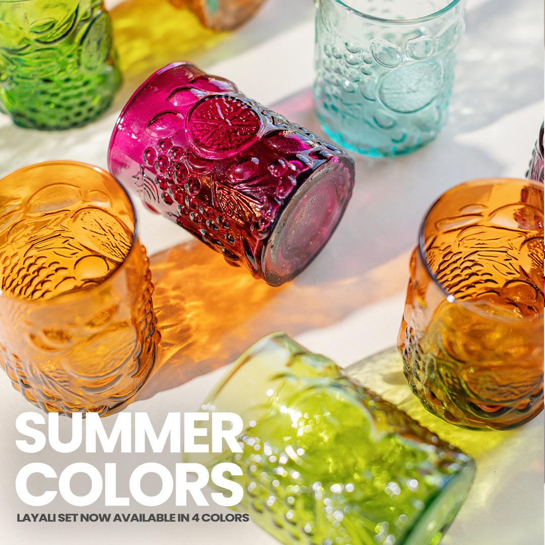 Layali mix and match cups(6 different colors cups)