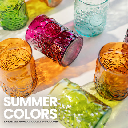 Layali mix and match cups(6 different colors cups)