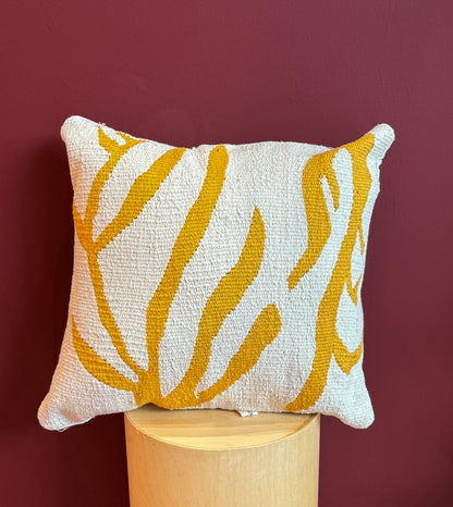 Woven Whimsy kilim cushion