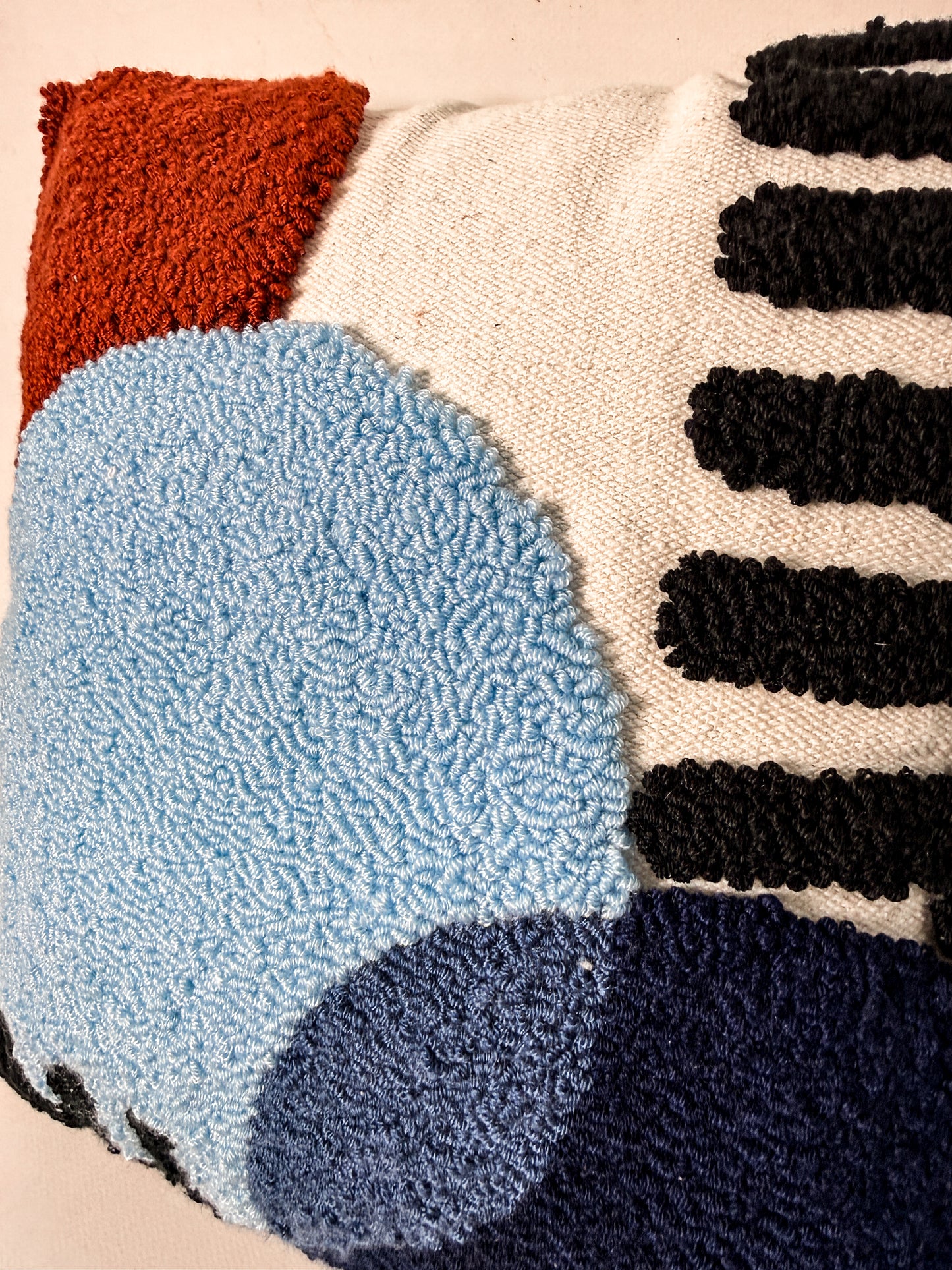 Terra Play Cushion (punch-needle line)