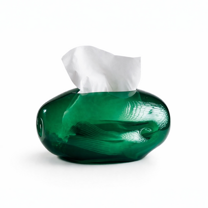 Pebble Glass Tissue Box(colors available)