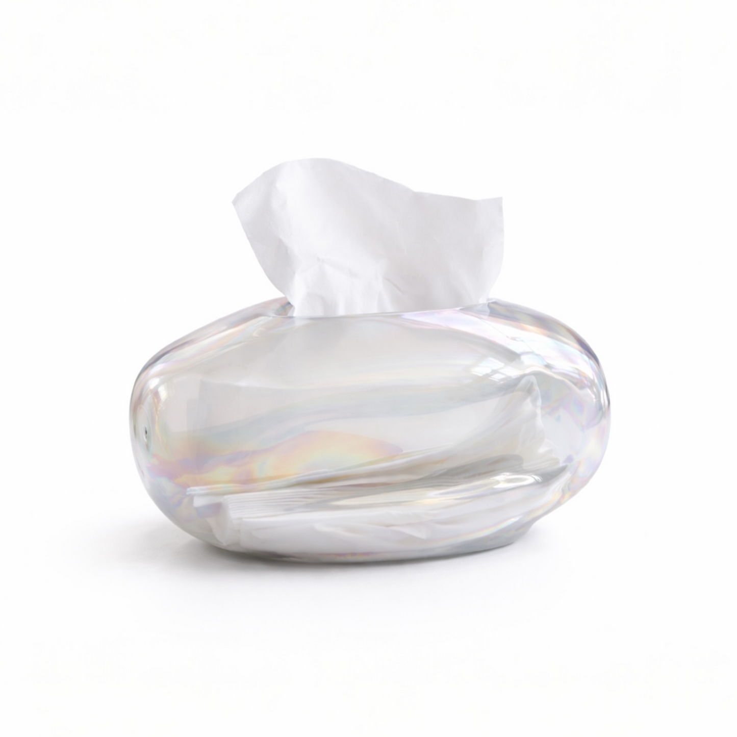 Pebble Glass Tissue Box(colors available)
